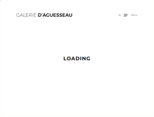 Tablet Screenshot of galerie-aguesseau.com